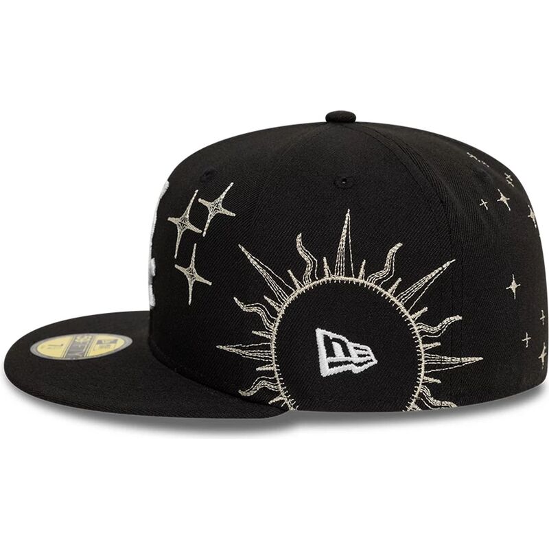cappello-piatto-nero-aderente-59fifty-zodiac-dei-chicago-white-sox-mlb-di-new-era