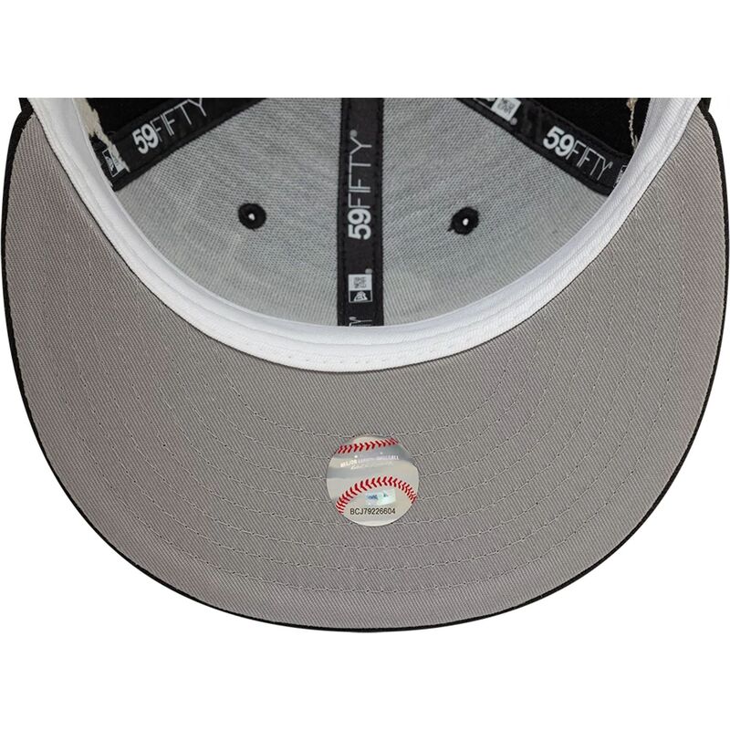 schwarze-anliegende-59fifty-flatcap-zodiac-der-chicago-white-sox-mlb-von-new-era