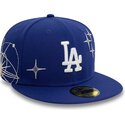 flache-blaue-angepasste-59fifty-zodiac-kappe-der-los-angeles-dodgers-mlb-von-new-era