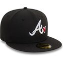 casquette-plate-noire-ajustee-59fifty-heart-icon-atlanta-braves-mlb-new-era