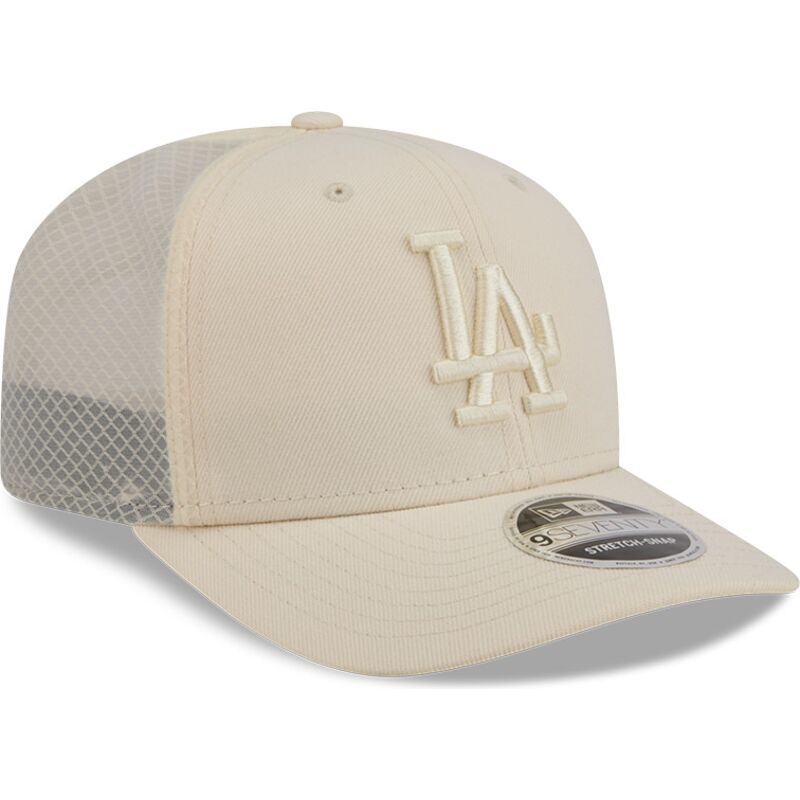 cappellino-trucker-beige-9seventy-stretch-snap-color-pack-dei-los-angeles-dodgers-mlb-di-new-era