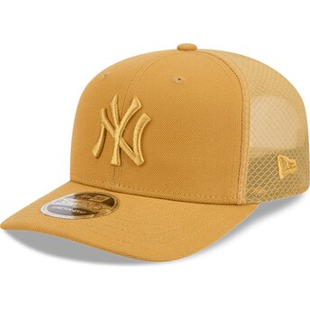 Casquette trucker marron claire 9SEVENTY Stretch Snap Color Pack New York Yankees MLB New Era