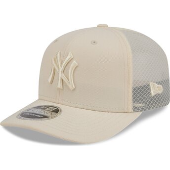 Cappellino trucker beige 9SEVENTY Stretch Snap Color Pack dei New York Yankees MLB di New Era