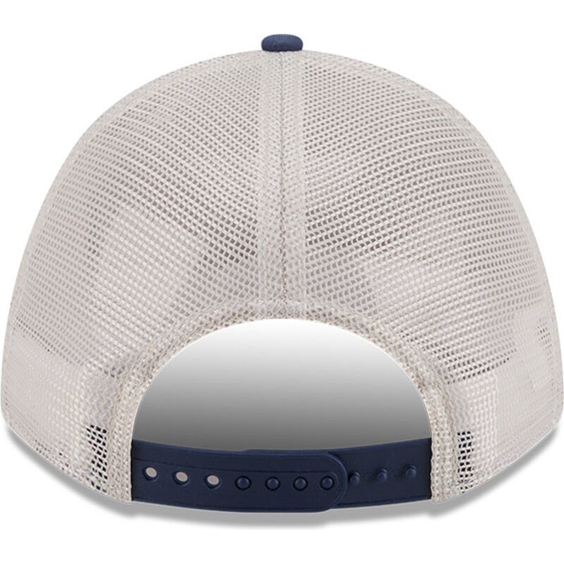 casquette-trucker-beige-et-bleue-marine-9forty-m-crown-a-frame-fray-new-york-yankees-mlb-new-era