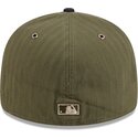cappellino-curvo-verde-regolabile-59fifty-pre-curved-american-herringbone-dei-new-york-yankees-mlb-di-new-era
