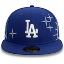 cappello-piatto-blu-regolabile-59fifty-zodiac-dei-los-angeles-dodgers-mlb-di-new-era
