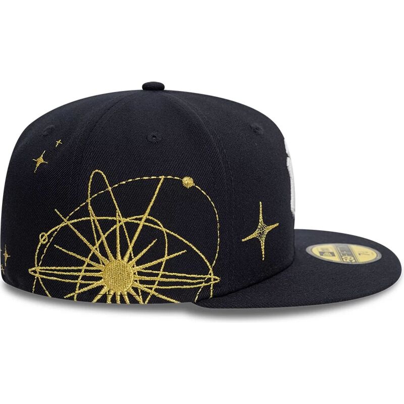 marineblaue-anliegende-59fifty-zodiac-flat-cap-der-new-york-yankees-mlb-von-new-era