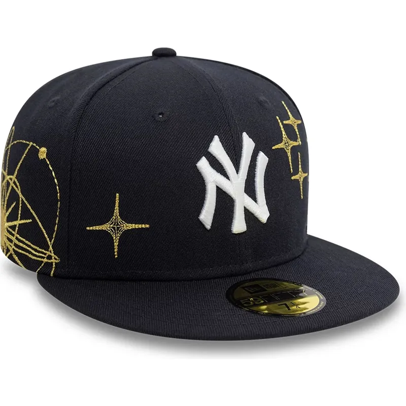 casquette-plate-bleue-marine-ajustee-59fifty-zodiac-new-york-yankees-mlb-new-era casquette-plate-bleue-marine-ajustee-59fifty-zodiac-new-york-yankees-mlb-new-era