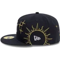 marineblaue-anliegende-59fifty-zodiac-flat-cap-der-new-york-yankees-mlb-von-new-era
