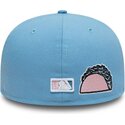 casquette-plate-bleue-ajustee-59fifty-palm-taco-los-angeles-dodgers-mlb-new-era