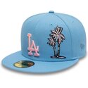 cappello-piatto-blu-regolabile-59fifty-palm-taco-dei-los-angeles-dodgers-mlb-di-new-era