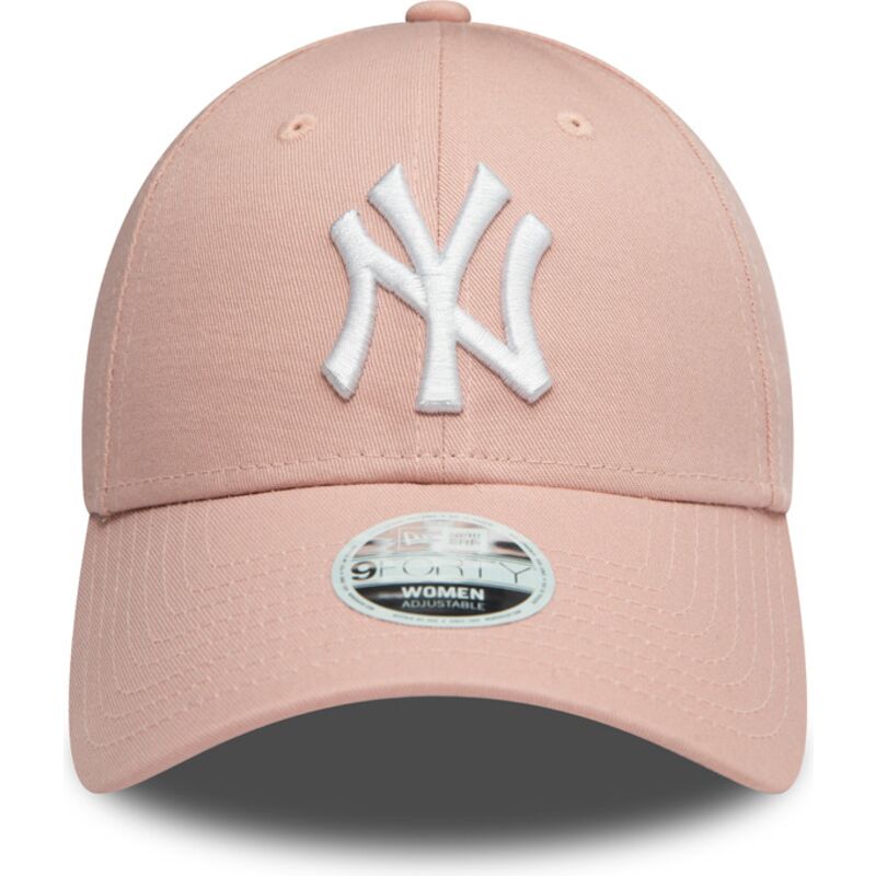 gebogene-rosa-verstellbare-damenkappe-9forty-colour-essential-der-new-york-yankees-mlb-von-new-era gebogene-rosa-verstellbare-damenkappe-9forty-colour-essential-der-new-york-yankees-mlb-von-new-era