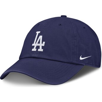 Blaue gebogene verstellbare Kappe für Kinder Club Unstructured Organic Cotton der Los Angeles Dodgers MLB von Nike