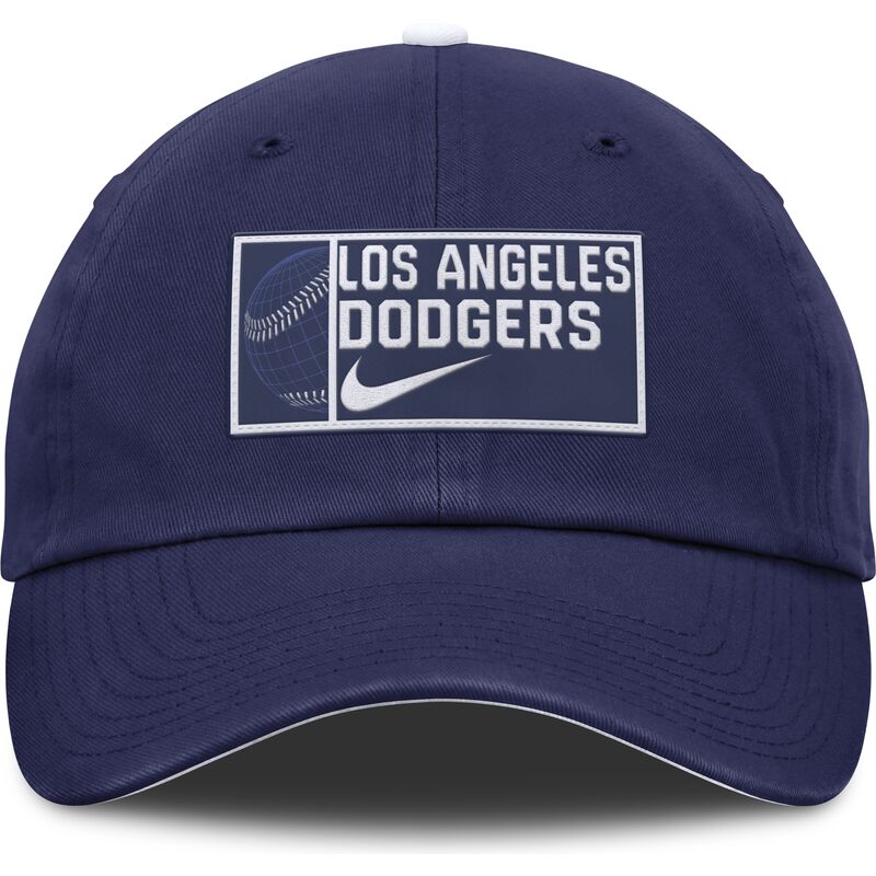 casquette-courbee-bleue-ajustable-primetime-club-unstructured-organic-cotton-los-angeles-dodgers-mlb-nike