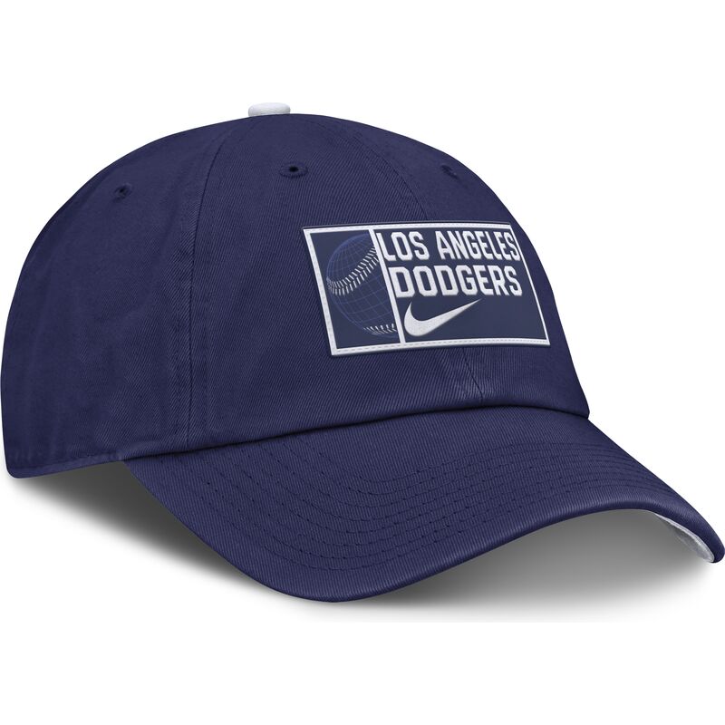 casquette-courbee-bleue-ajustable-primetime-club-unstructured-organic-cotton-los-angeles-dodgers-mlb-nike