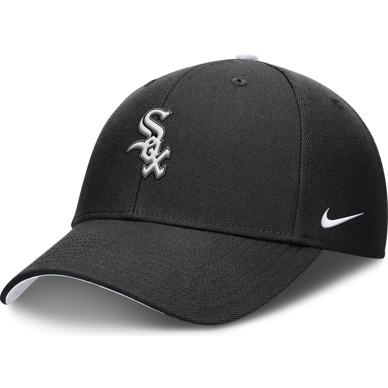 casquette-courbee-noire-ajustable-pour-enfant-dri-fit-club-structured-chicago-white-sox-mlb-nike