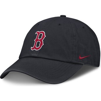 Gebogene marineblaue verstellbare Kappe für Kinder Club Unstructured Organic Cotton von Boston Red Sox MLB von Nike