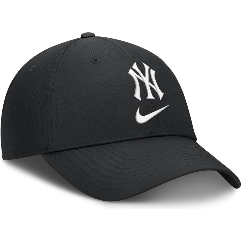 casquette-courbee-noire-ajustable-primetime-club-structured-uv-poly-ripstop-new-york-yankees-mlb-nike
