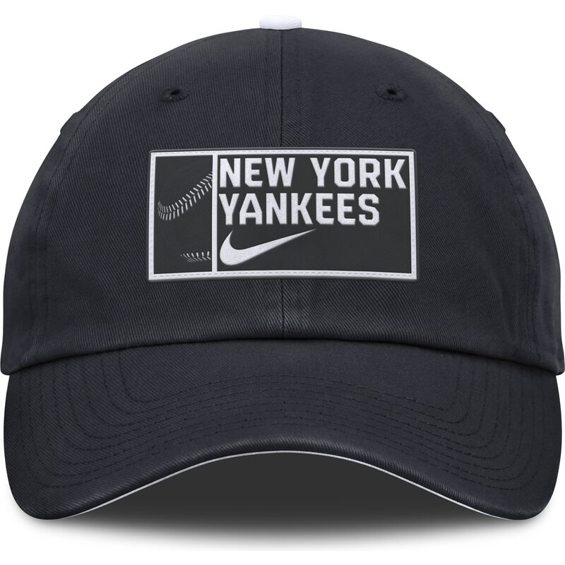 casquette-courbee-bleue-marine-ajustable-primetime-club-unstructured-organic-cotton-new-york-yankees-mlb-nike