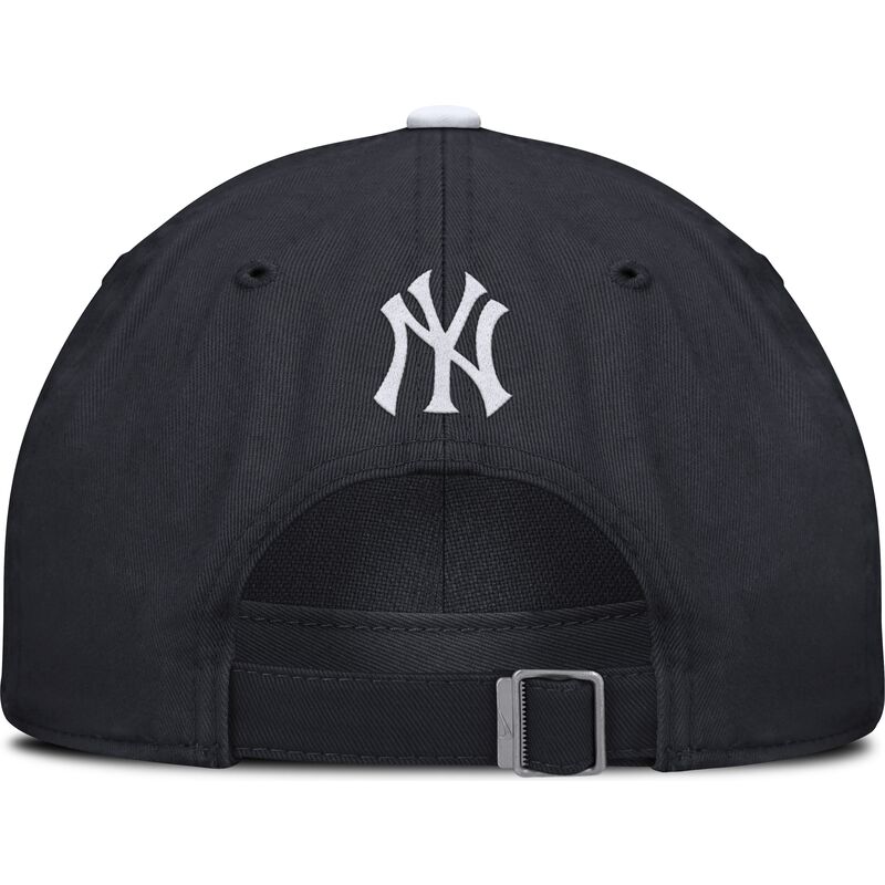 casquette-courbee-bleue-marine-ajustable-primetime-club-unstructured-organic-cotton-new-york-yankees-mlb-nike