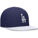 casquette-plate-bleue-et-blanche-snapback-pour-enfant-dri-fit-pro-structured-square-bill-los-angeles-dodgers-mlb-nike