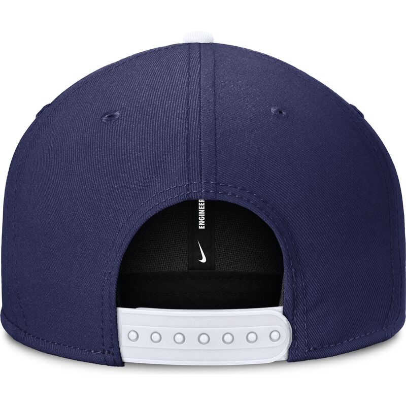 blau-weisse-flache-snapback-kappe-fur-kinder-dri-fit-pro-structured-square-bill-der-los-angeles-dodgers-mlb-von-nike