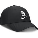 casquette-courbee-noire-ajustable-primetime-club-structured-uv-poly-ripstop-los-angeles-dodgers-mlb-nike