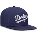 cappello-piatto-blu-regolabile-dri-fit-true-structured-round-bill-dei-los-angeles-dodgers-mlb-di-nike