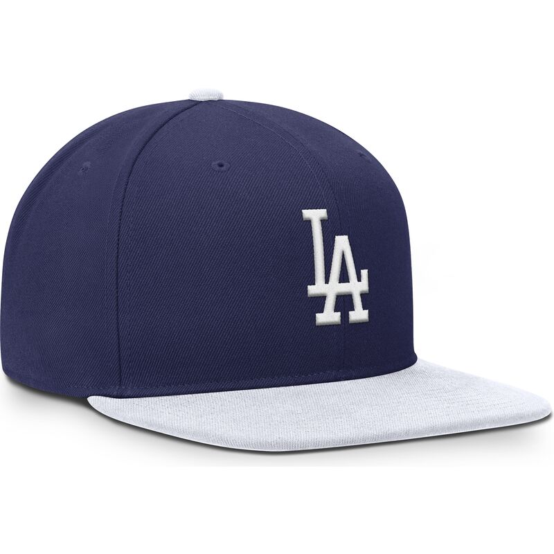 casquette-plate-bleue-et-blanche-snapback-nike-dri-fit-pro-structured-square-bill-los-angeles-dodgers-mlb-nike