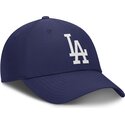 casquette-courbee-bleue-ajustable-club-structured-uv-poly-ripstop-los-angeles-dodgers-mlb-nike