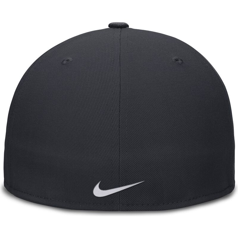 marineblaue-flache-fitted-kappe-dri-fit-true-structured-round-bill-von-boston-red-sox-mlb-von-nike