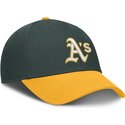 grune-verstellbare-gebogene-kappe-dri-fit-club-structured-der-oakland-athletics-mlb-von-nike