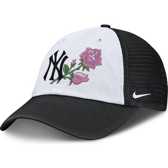 Cappellino trucker nero e bianco regolabile Mothers Day Club Unstructured dei New York Yankees MLB di Nike