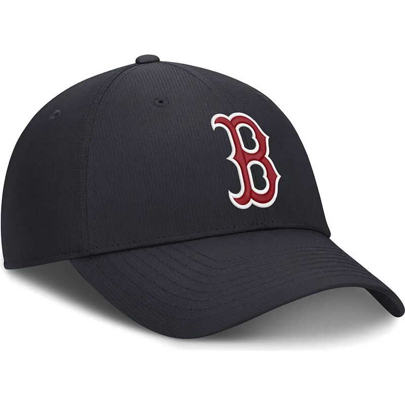 marineblaue-verstellbare-gebogene-kappe-club-structured-uv-poly-ripstop-der-boston-red-sox-mlb-von-nike