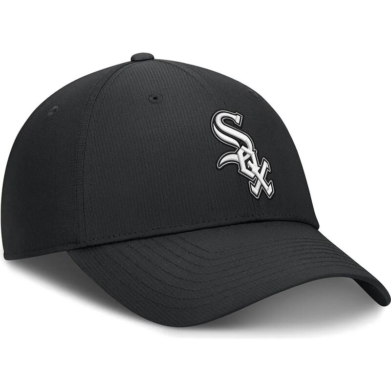 schwarze-verstellbare-gebogene-kappe-club-structured-uv-poly-ripstop-der-chicago-white-sox-mlb-von-nike