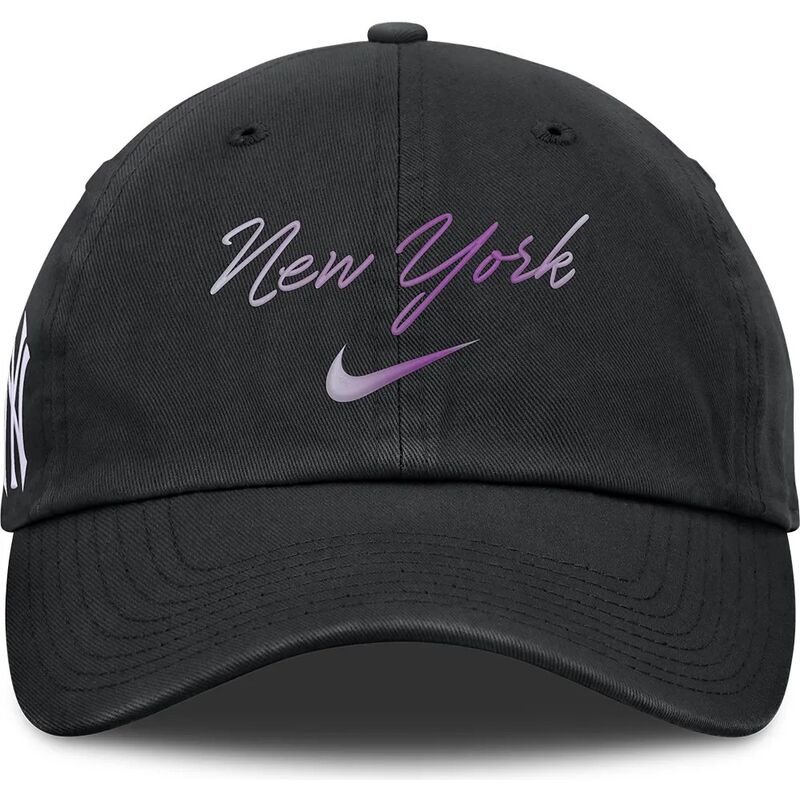 schwarze-verstellbare-gebogene-kappe-mothers-day-club-unstructured-organic-cotton-der-new-york-yankees-mlb-von-nike