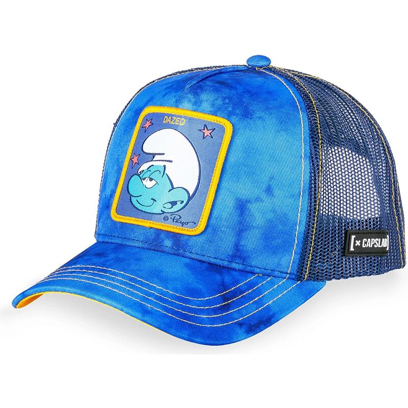 casquette-trucker-bleue-dazed-smu-cham-les-schtroumpfs-capslab
