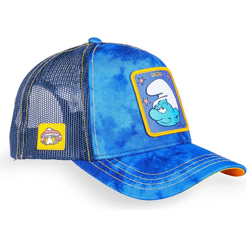 trucker-cap-blau-dazed-smu-cham-die-schlumpfe-von-capslab