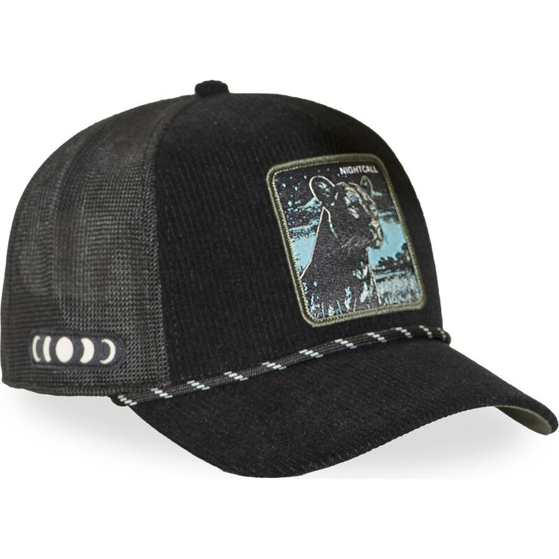 schwarze-trucker-cap-panther-nightcall-bea3-nigb-beasts-von-capslab schwarze-trucker-cap-panther-nightcall-bea3-nigb-beasts-von-capslab