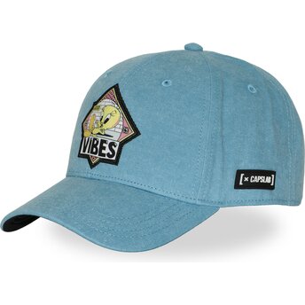 Cappello curvo blu snapback LOO13 PCBLIFB Titti Looney Tunes di Capslab