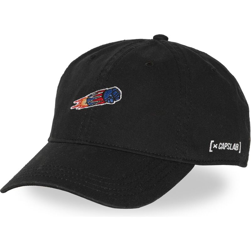 casquette-courbee-noire-ajustable-robot-grendizer-gol7-fulb-capslab
