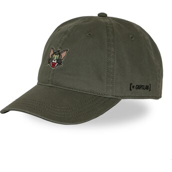 Cappellino curvo verde regolabile Tom TAJ8 CATB Looney Tunes di Capslab