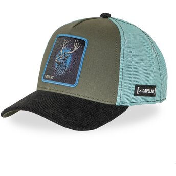 Mehrfarbige Trucker-Cap Hirsch BEA3 FORB Beasts von Capslab