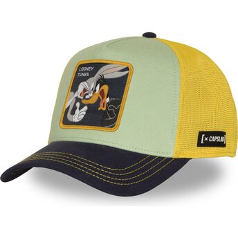 Casquette trucker multicolore Bugs Bunny et Daffy Duck LOO13 BADB Looney Tunes Capslab