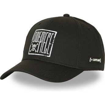 Cappellino curvo nero snapback OP7 EMBB One Piece di Capslab