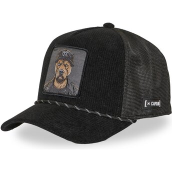 Cappellino trucker nero Bad Dog HIP BADB Hip Hop Dogz di Capslab