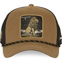 cappellino-trucker-marrone-leone-guardian-bea3-liob-beasts-di-capslab