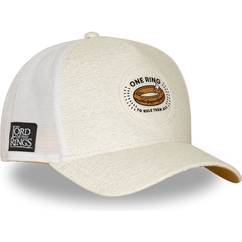 creme-und-weisse-trucker-kappe-einziger-ring-lotr2-pctrinb-der-herr-der-ringe-von-capslab creme-und-weisse-trucker-kappe-einziger-ring-lotr2-pctrinb-der-herr-der-ringe-von-capslab