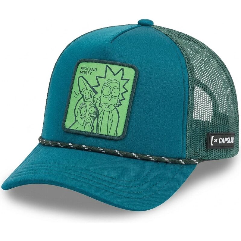 cappellino-trucker-verde-rick-e-morty-rem7-ctfoamdb-di-capslab cappellino-trucker-verde-rick-e-morty-rem7-ctfoamdb-di-capslab