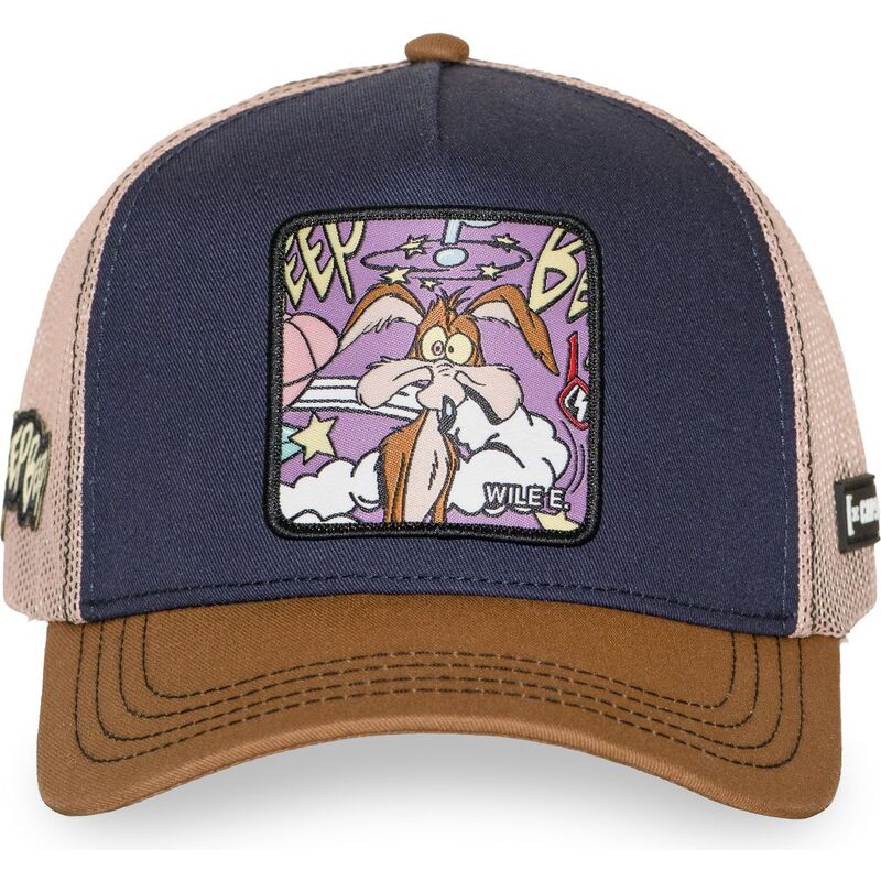 mutzen-gebogen-mehrfarbig-snapback-loo13-wilb-kojote-looney-tunes-von-capslab